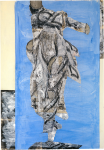 Dansös från antiken, akryl på papp, 2000